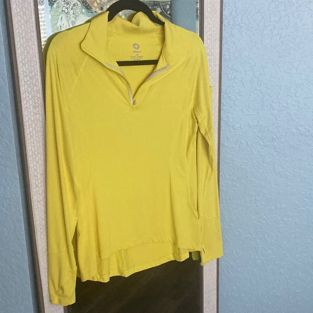 BloqUV Yellow Quarter-Zip Pullover